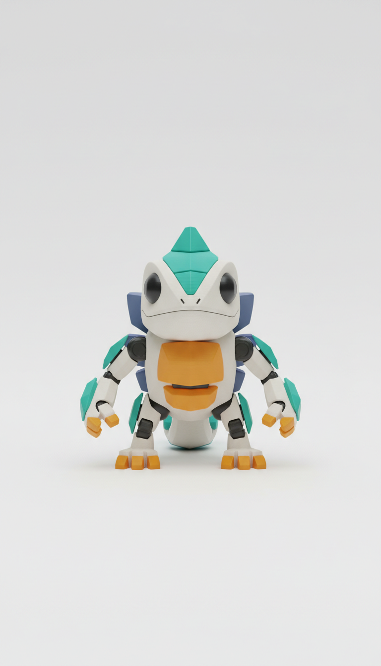 Pokémon-Inspired Resin Figure