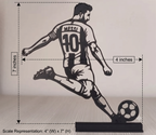 Messi Action Cutout
